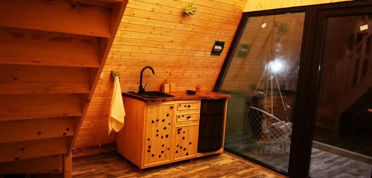 Casa - Cabana Tip A Frame, Cerna, Vaideeni, Valcea Cerna  エクステリア 写真
